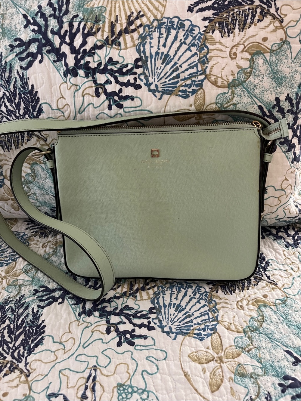 Kate Spade Seafoam Green Crossbody Bag